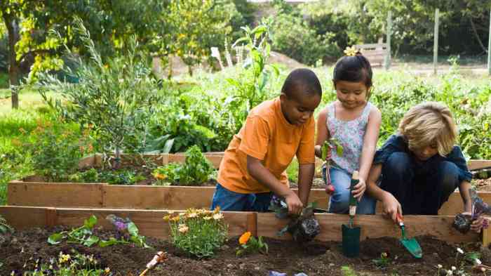 Kids gardening tips help